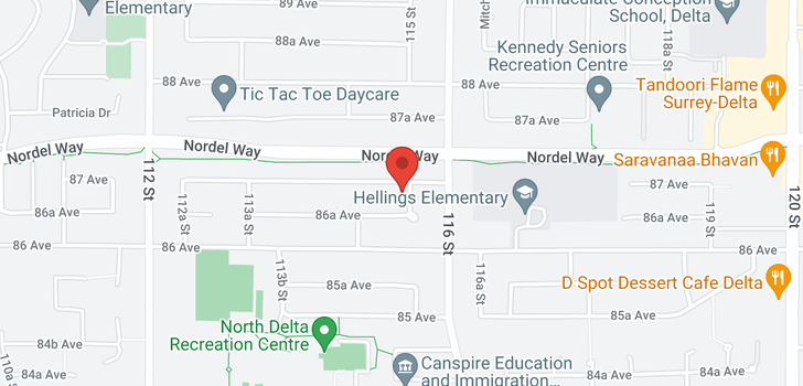 map of 11502 87 AVENUE